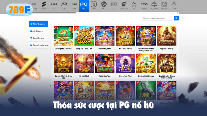 Thỏa sức cược tại PG nổ hũ